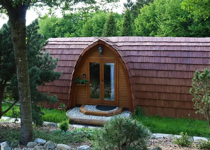 Glamp V Hluboke - Yurts And Wooden Kamp alanı